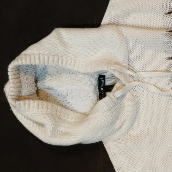 Derek Heart Cropped Hooded Sweater - Picture 5 of 7